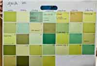 Paint Chip Calendar