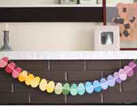 Paint Chip Easter Garland