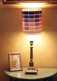 Paint Chip Lampshade