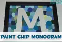 Paint Chip Monogram