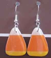 Candy Corn Earrings