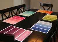 Paint Chip Placemats