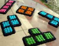 Tetris Magnets Pattern