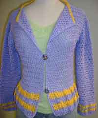 N.Y. Cotton Crochet Cardigan