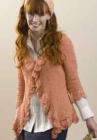 Allure Ruffle Front Cardigan