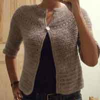 Top Down Round Yoke Cardigan tutorial