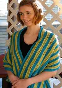 Keiko Wrap Free Tunisian Crochet Pattern