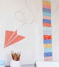 Paper Airplane Baby Quilt Pattern