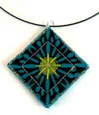 Quilted Pendant