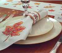 Falling Leaves Place Setting