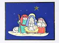 Nativity Stamped Card