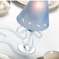 Wineglass Candle Lamp