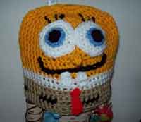 Not Sponge Bob Square Pants Crochet Hat