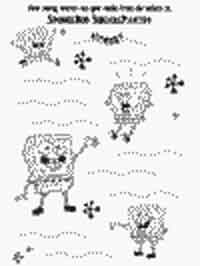 Sponge Bob Square Pants Coloring Pages