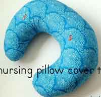 Nursing Pillow Cover Tutorial