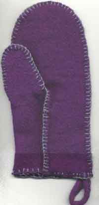 Mittens from Shrunken Sweaters