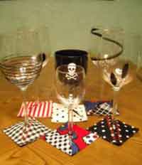 Slip on Wine Coasters