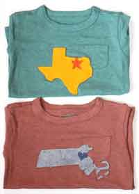 Applique State Shirts Tutorial