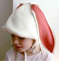 Bunny Hat and Paw Mittens