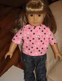 Doll t shirt tutorial