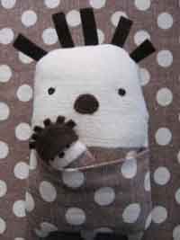 Hedgehog Softie with Pocket