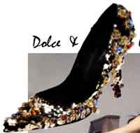 D&G Jewel Embellished Shoes DIY