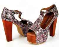 DIY Glitter Platforms