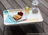 Breakfast Tray Wedding Gift