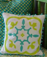 Painted Pillow
