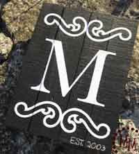 Monogram Sign