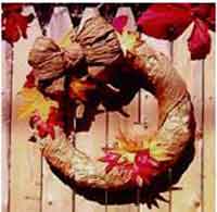 Easy Inexpensive Fall Wreath