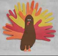 Thanksgiving Handprint Turkey