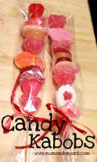 Valentines Day Candy Kabobs