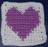 Row Count Purple Heart Coaster