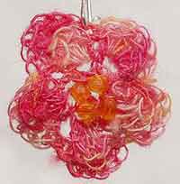 Crochet Valentine Earrings