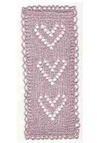 Lace Heart Bookmark