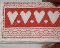 Valentine Sachet - cross stitch