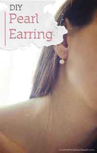 DIY Pearl Earring under one minute