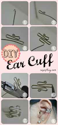 DIY Wire Ear Cuff
