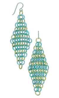 Earrings with Chainmaille