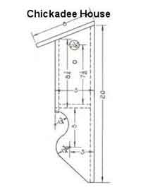 Chickadee Bird House