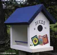 Wooden Bird Feeder Plans