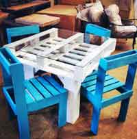 Dining Set from Recycled Pallets