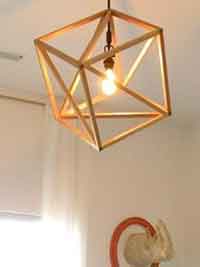 Openwork Cube Pendant Light