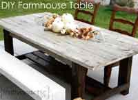 Outdoor Farmhouse Table