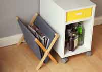 DIY Folding Magazine Rack