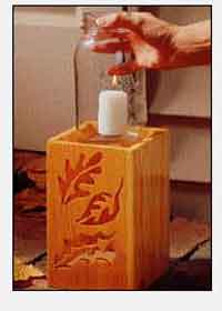 Wooden Holiday Luminaries