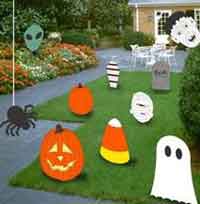 Halloween Wood Lawn Figures