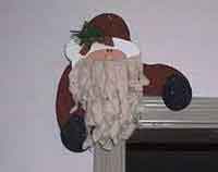 Corner Hanger Santa 