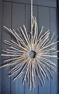 Sunburst Twig Wreath